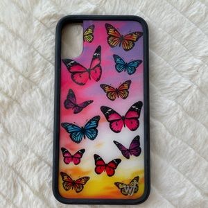 Wildflower butterfly iPhone X/XS case